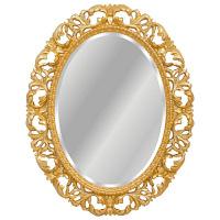 Зеркало овальное без фацета, цвет золото, Tessoro Isabella 76