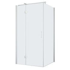 Душевой уголок профиль матовый хром стекло сатин Vegas-glass