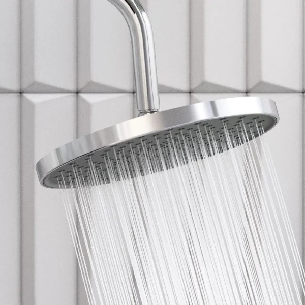 Душевая стойка Damixa Apollo 947730 со смесителем (детальная фотография), настенные