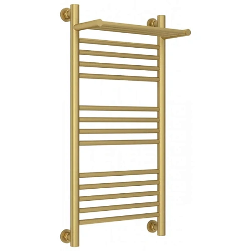 Полотенцесушитель водяной Сунержа Богема+ 40x80 см золото матовое - фото 10