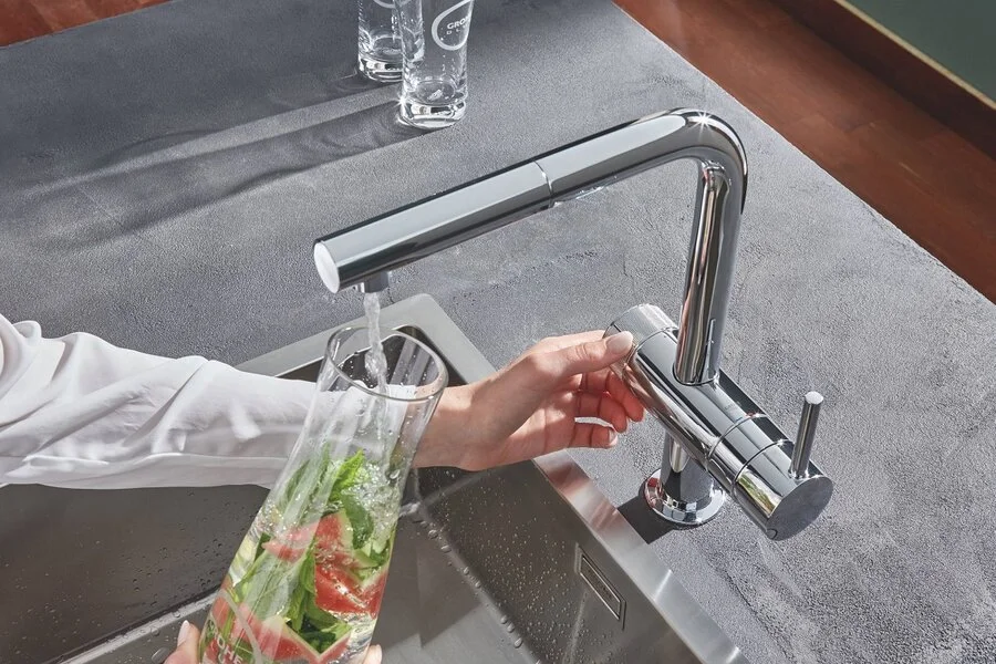 Смеситель для кухни Grohe Blue Pure Minta хром 31721000 (детальная фотография), нет в наличии