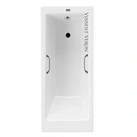 Чугунная ванна Vinsent Veron Tampa VTP1707042H, 170 x 70 см, с отверстиями под ручки, цвет белый
