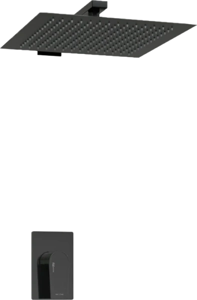 Душевой комплект WasserKRAFT Glan черный A66181 (детальная фотография)