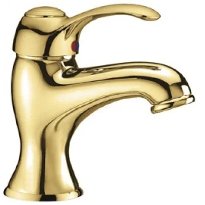 Смеситель для раковины Cezares Lira с донным клапаном, золото LIRA-C-LS1-03 (детальная фотография)