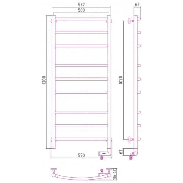 Схема (детальная фотография), хром