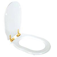 Сиденье для унитаза, фурнитура золото, Tiffany World Bristol