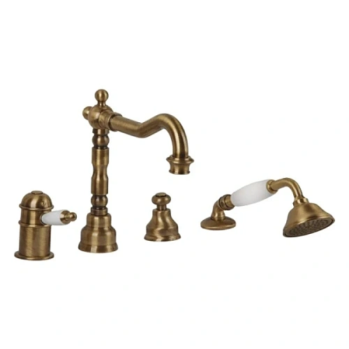 Смеситель для ванны Migliore Oxford бронза - фото 3