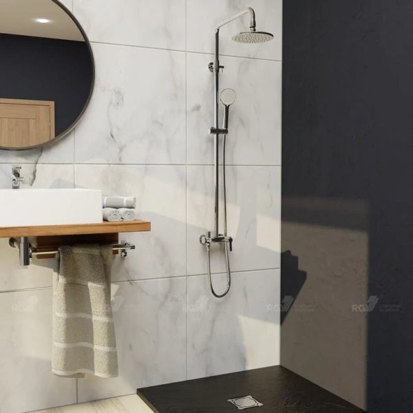 Душевая стойка RGW Shower Panels SP-31 хром 51140131-01 (детальная фотография), хром