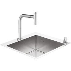 Мойка для кухни Hansgrohe C71-F450-06 55 см под сталь