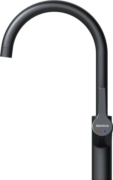 Смеситель для кухни Damixa Eclipse черный DX310720300 (детальная фотография), с поворотным изливом