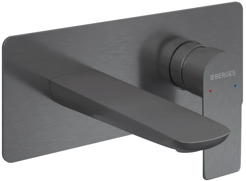 Смеситель для раковины Berges Ventas S оружейная сталь 076013 (детальная фотография)