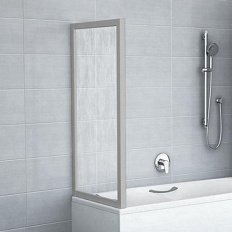 Неподвижная ванная стенка, профиль сатин, Ravak Supernova APSV-70