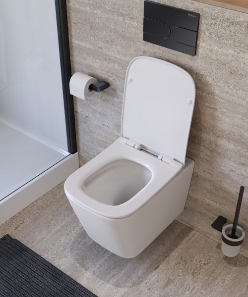 Унитаз подвесной BelBagno Kraft безободковый BB7106CH-TOR/SC (детальная фотография), фарфор, керамика