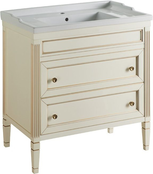 Тумба с раковиной напольная Caprigo Albion Promo 33315-В0 82 см МДФ (детальная фотография)