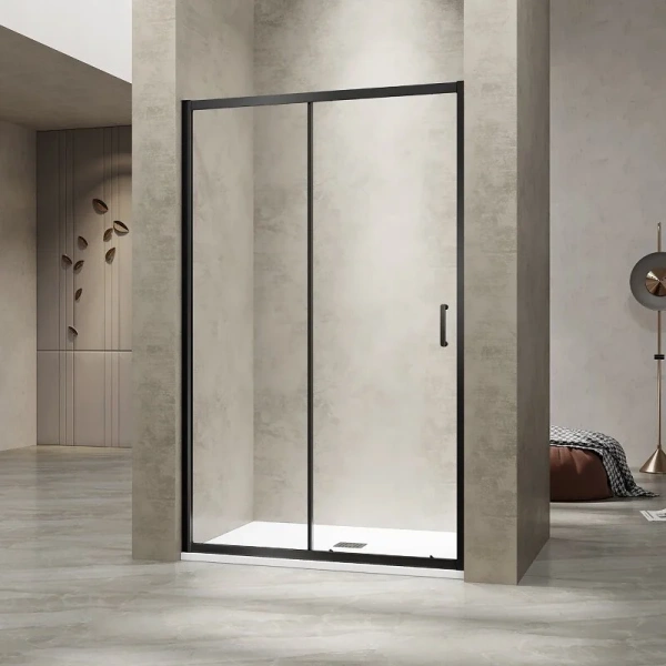 Душевая дверь в нишу RGW Passage PA-114B 140 см профиль черный 030811414-14 (детальная фотография)