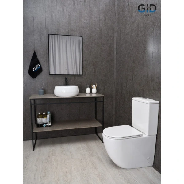 Раковина GID Esfera N9140 40 см белая 51213 (детальная фотография), 40 см