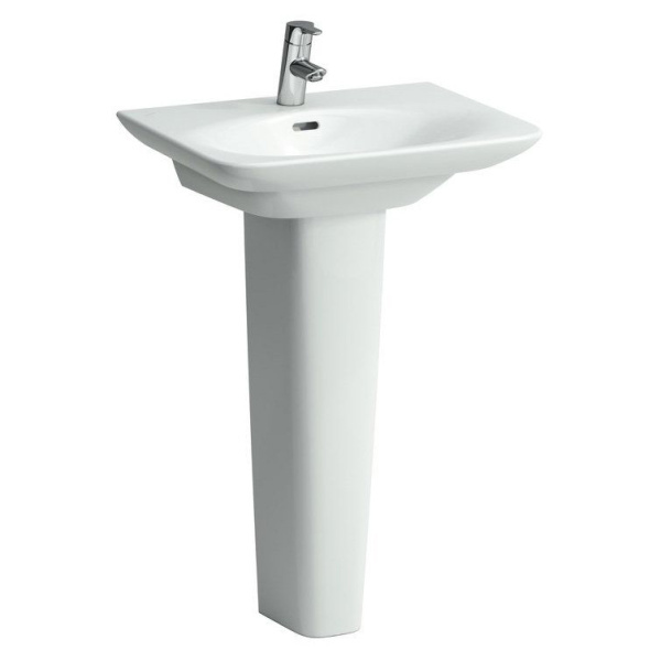 Раковина 60х48см с одним отверстием для смесителя Laufen Palace New 8.1070.2.000.104.1 (детальная фотография), подвесные