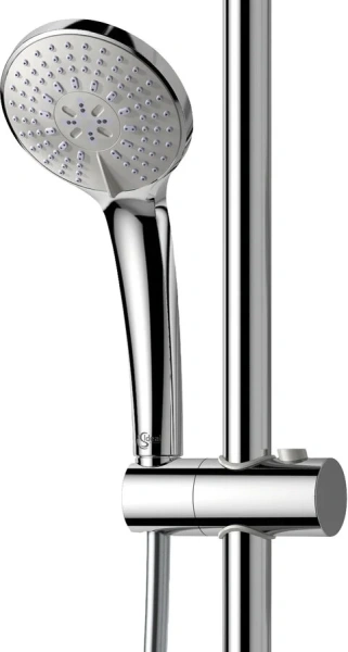 Душевая стойка Ideal Standard Idealrain Soft хром A5689AA (детальная фотография), с тропическим душем