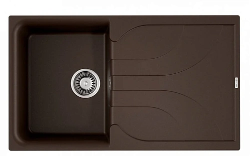 Мойка для кухни Omoikiri Yasugata 86-DC 86 см темный шоколад - фото 6