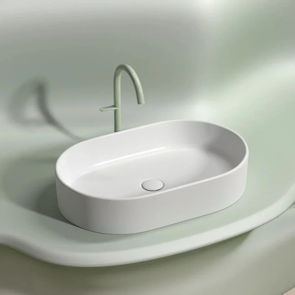 Раковина Ceramica Nova Element 60 см белая матовая CN6048MW (детальная фотография), 60 см