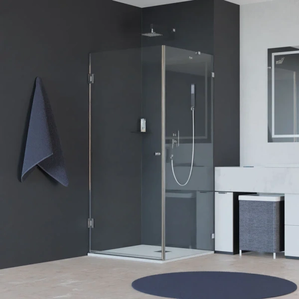 Душевой уголок RGW Hotel HO-034 80x80 см профиль хром, стекло прозрачное 35063488-11 (детальная фотография)