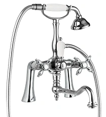 Смеситель для ванны Cezares Nostalgia-PBV2 на борт, с поворотным изливом