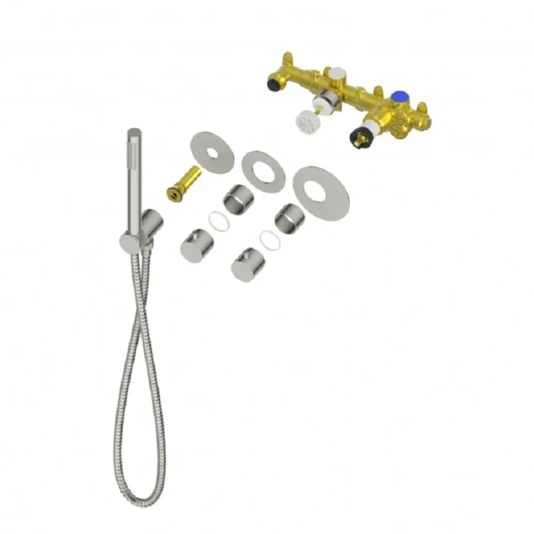 Душевой комплект Timo Saona белый матовый SX-2359/16SM (детальная фотография), современные, hi-tech