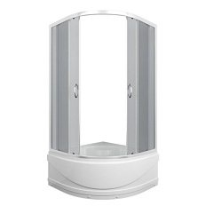 Душевой уголок, стекло тонированное, Erlit Comfort