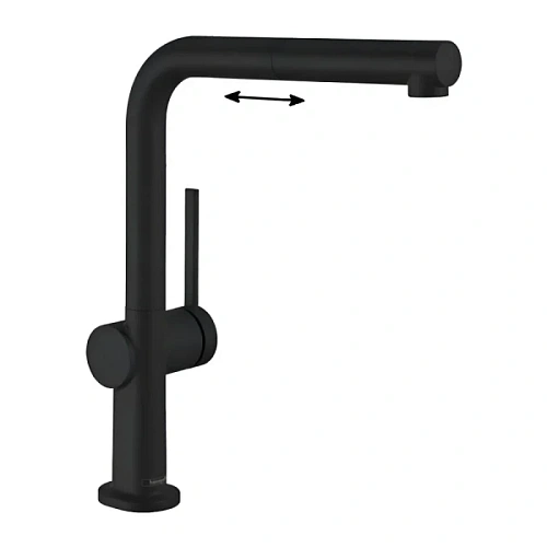 Смеситель для кухни Hansgrohe Talis M54 черный матовый - фото 3