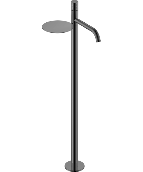 Смеситель для раковины Boheme Stick графит глянец Diamond 120-SGM (детальная фотография)