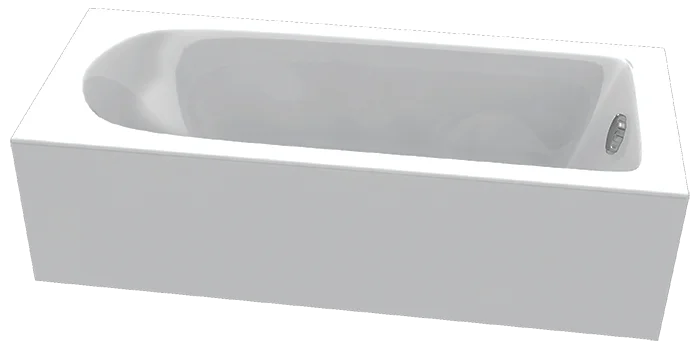 Акриловая ванна C-Bath Rea CBQ002003 170 х 70 см, белая (детальная фотография), 170x70 см