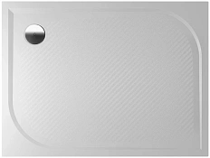 Душевой поддон из литьевого мрамора белый с сифоном Riho Kolping DB34 120x90 см