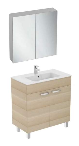 Тумба под раковину напольная Ideal Standard Tempo 80 см Sandy Oak E3241OS (детальная фотография), современная, hi-tech