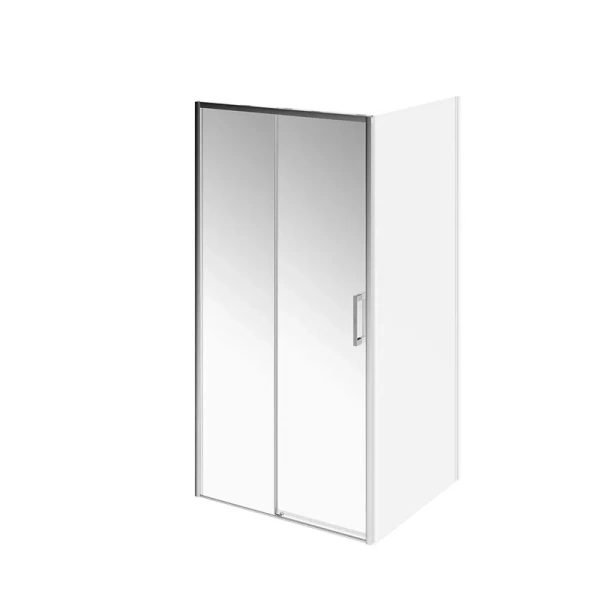 Душевая дверь в нишу Kerama Marazzi Lindo 100 см профиль хром LN.100.SD.CR (детальная фотография), современные, hi-tech