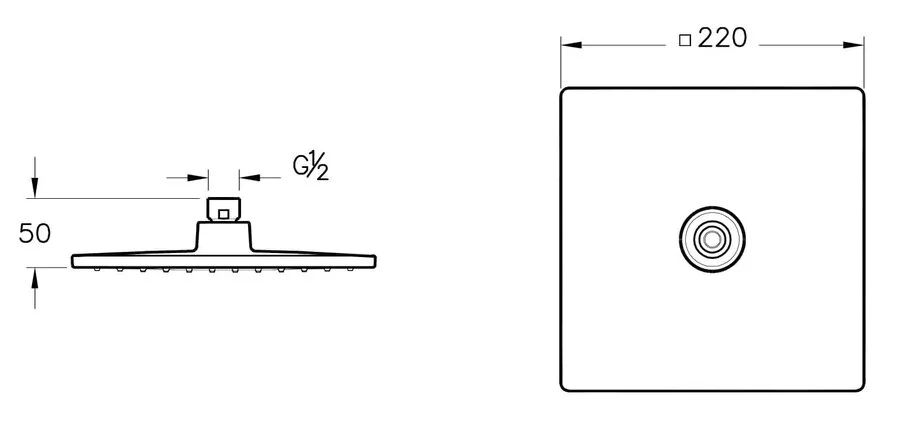 Душевой комплект VitrA Win S с внутренней частью A49265EXP (детальная фотография), хром