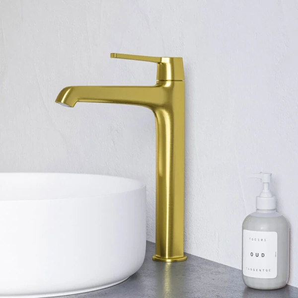 Смеситель для раковины RGW Shower Panels SP-311G высокий, золото 511405311-06 (детальная фотография)