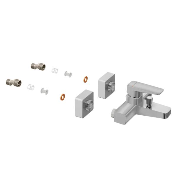 Смеситель для ванны VitrA Root Square хром A42737EXP (детальная фотография), хром
