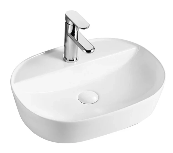 Раковина Azario 50.5 см накладная AZ-2202 (детальная фотография), накладные (на столешницу), пристенные