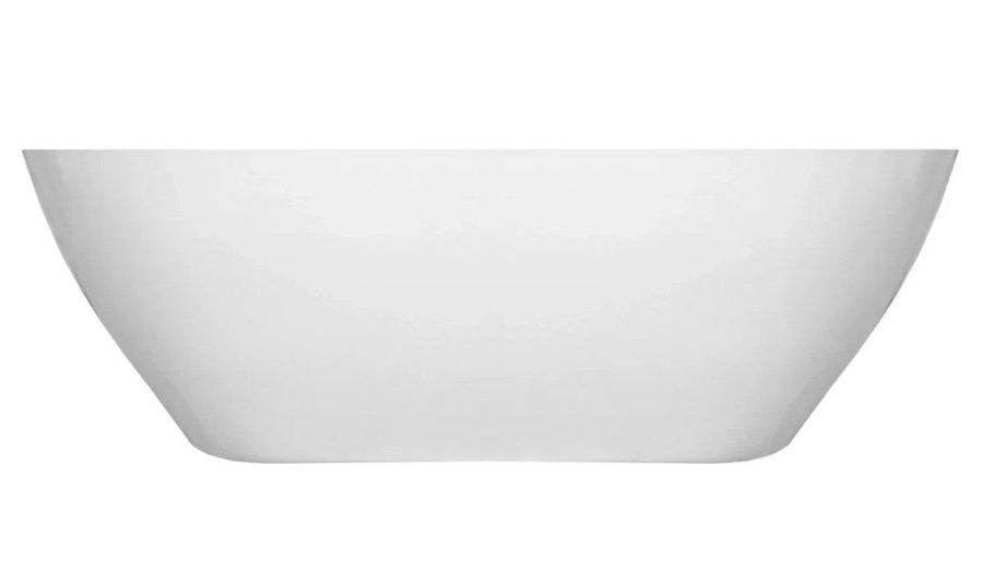 Ванна из литьевого мрамора Эстет Майами 180x80 см белая матовая ФР-00014382 (детальная фотография), современныe, hi-tech