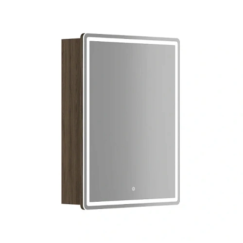 Зеркальный шкаф с подсветкой Sancos Mirror 60 см дуб чарльстон - фото 1