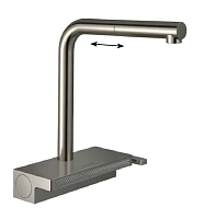 Смеситель для кухни Hansgrohe Aquno Select M81 однорычажный, под сталь