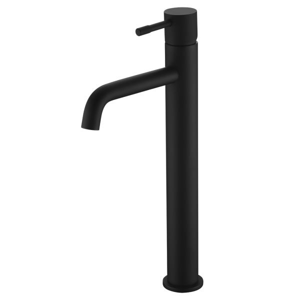 Смеситель для раковины Boheme Uno черный матовый 462-B (детальная фотография)