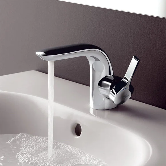 Смеситель для раковины Ideal Standard Melange хром A4287AA (детальная фотография), современные, hi-tech