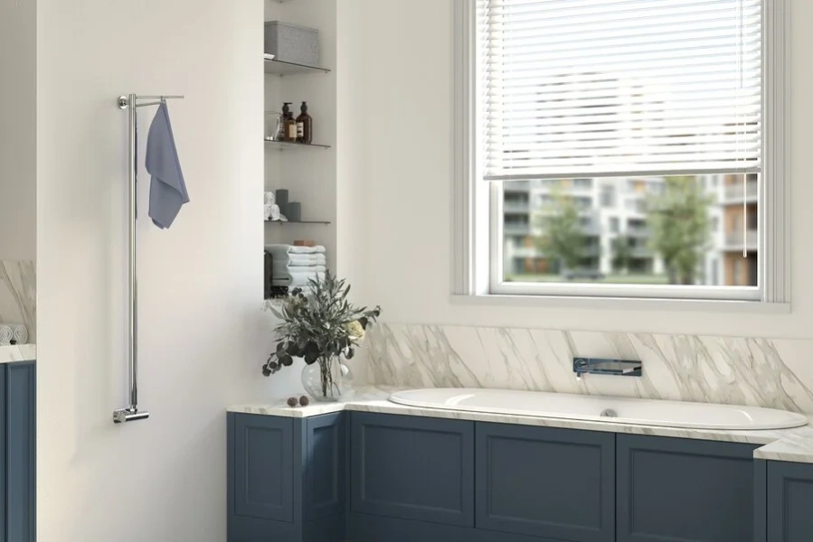 Полотенцесушитель водяной Сунержа Лайк EU50 5x120 см без покрытия 00-0213-1200 (детальная фотография), хром