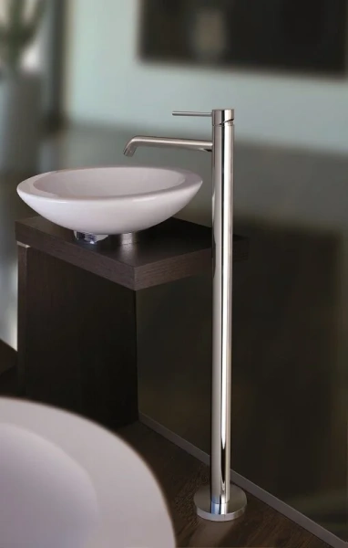 Смеситель для раковины Paffoni Light хром LIG031CR (детальная фотография), современные, hi-tech