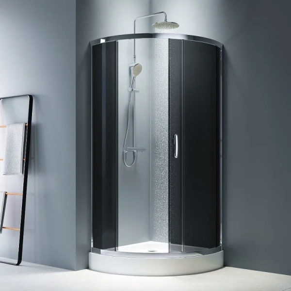 Душевой уголок Am.Pm Like 90x90 см стекло тонированное W83UG-315-090CG (детальная фотография), 90х90