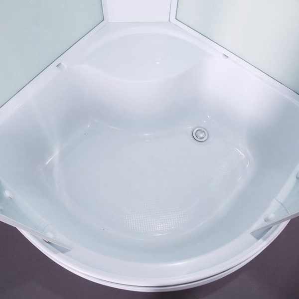 Душевая кабина Timo Eco 80х80 см сенсорное управление TE-0780 (детальная фотография), с высоким, глубоким поддоном, глубокий поддон