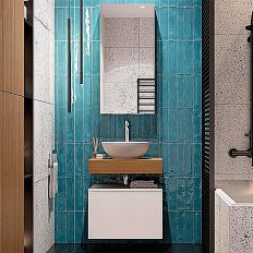 Мебель для ванной Velvex Unit с накладной раковиной