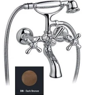 Смеситель для ванны, тёмная бронза, Nicolazzi Nuova Brenta 2501DB (детальная фотография)