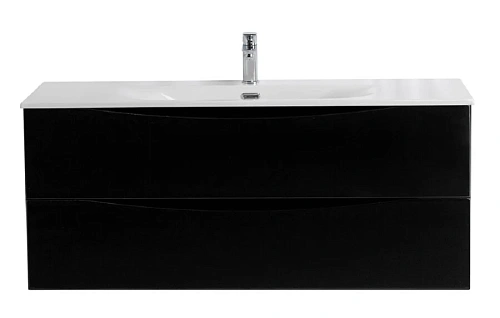Тумба под раковину подвесная BelBagno Marino-Cer-N 120 см Nero Lucido - фото 5